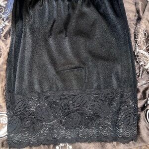 Victoria's Secret Black Satin Girdle-1996